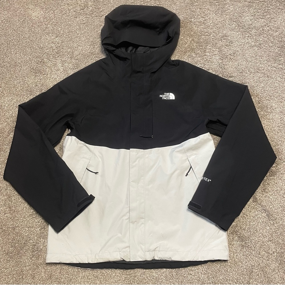 The North Face Black and White Goretex Jacket